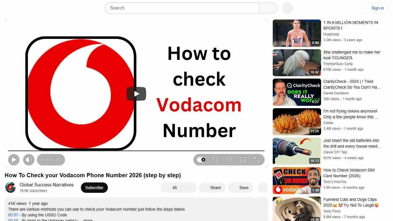 How To Check your Vodacom Phone Number 2026 (step by step) - YouTube